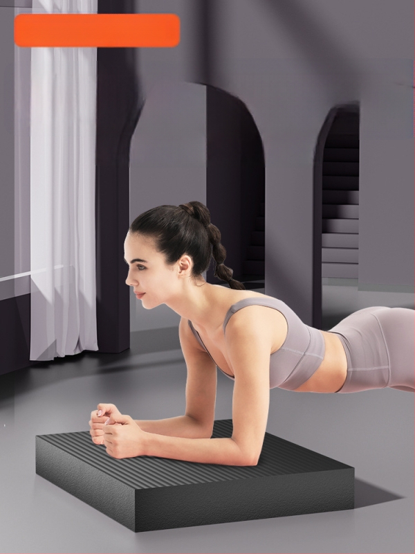 Jógová podložka – NBR materiál, hrúbka 4 cm, kolenná a lakťová penová podložka pre balans a tréning s činkami
