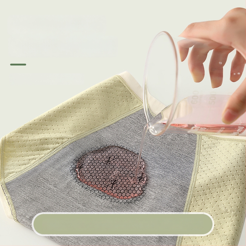 Ženské menštruačné nohavičky z bavlny, stredná výška pásu, proti úniku, priedušné, pohodlné