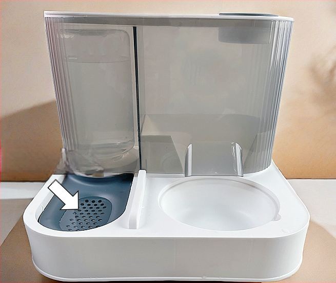 2-v-1 krmivo a dávkovač vody pre mačky a psy, odnímateľná elektrická miska pre domáce zvieratá