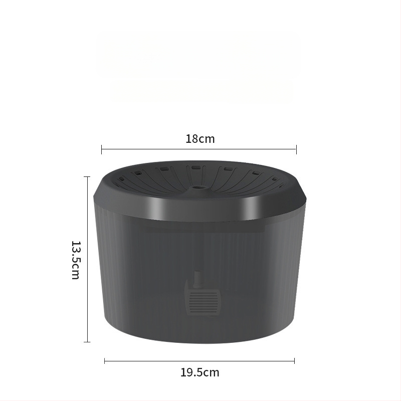 Dávkovač vody pre domáce zvieratá s proti úniku, automatická cirkulácia s filtráciou, odnímateľný, vhodný pre psy a mačky