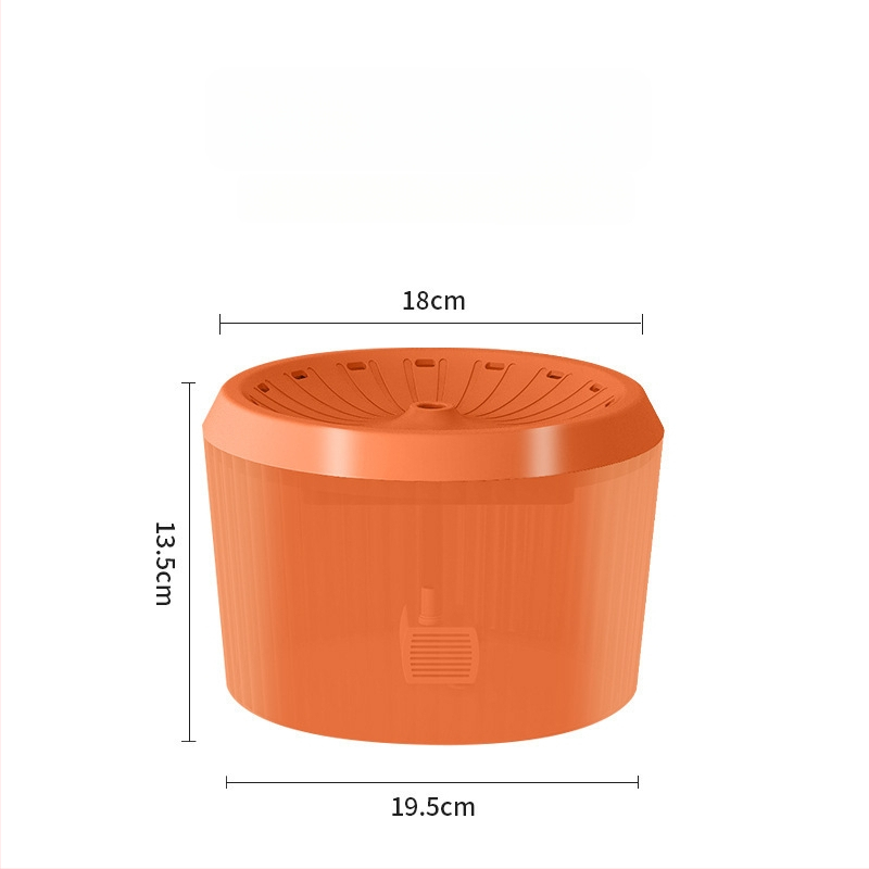 Dávkovač vody pre domáce zvieratá s proti úniku, automatická cirkulácia s filtráciou, odnímateľný, vhodný pre psy a mačky