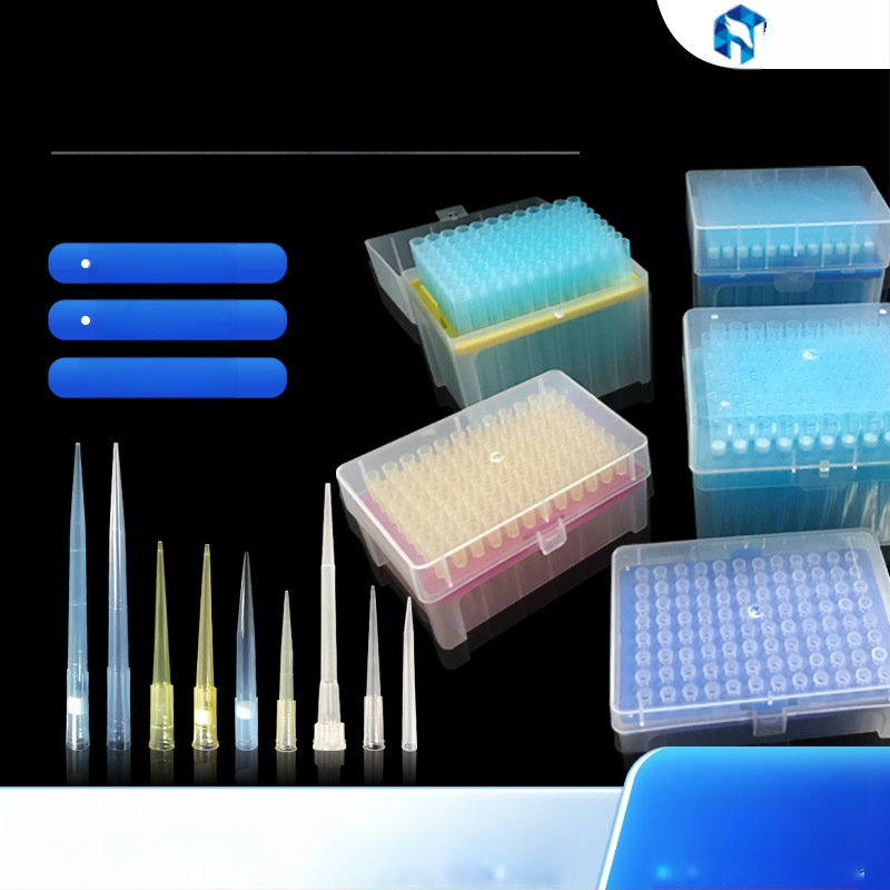 Jednorázové filtrové špičky pre pipetu, 10–1000 μL, sterilné balenie, Han Yining