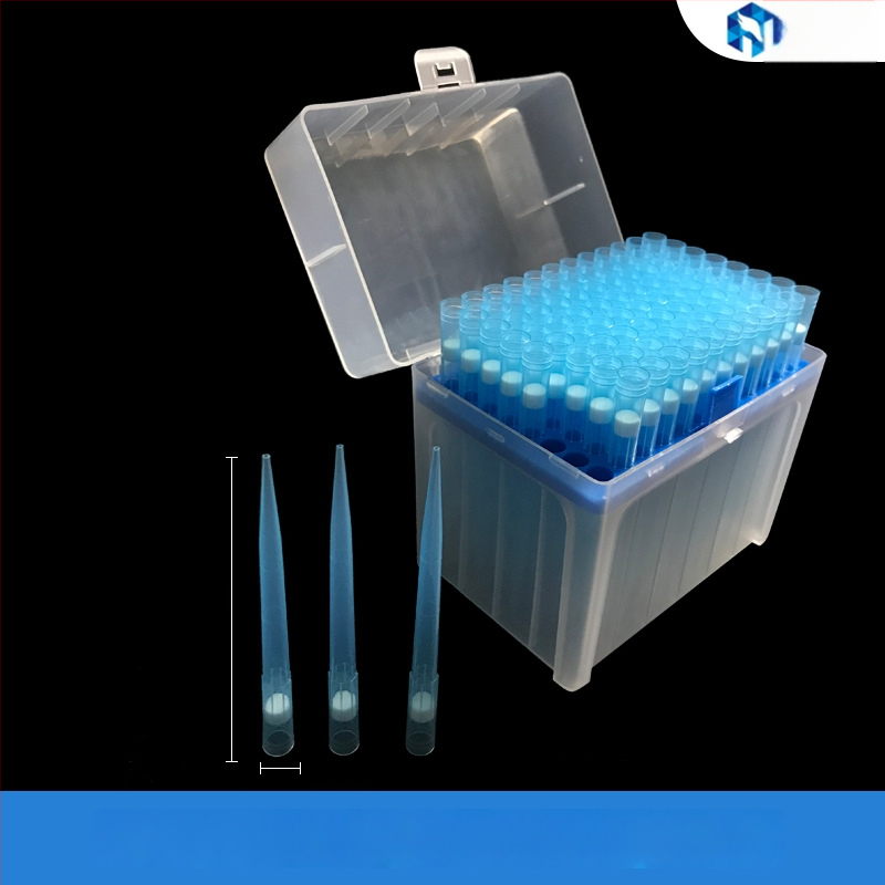 Jednorázové filtrové špičky pre pipetu, 10–1000 μL, sterilné balenie, Han Yining