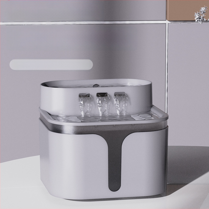 Fontána na vodu pre mačky s automatickou filtráciou a cirkuláciou vody, plastový materiál, značka Dog overlord, pôvod Zhejiang, 36 kusov v krabici