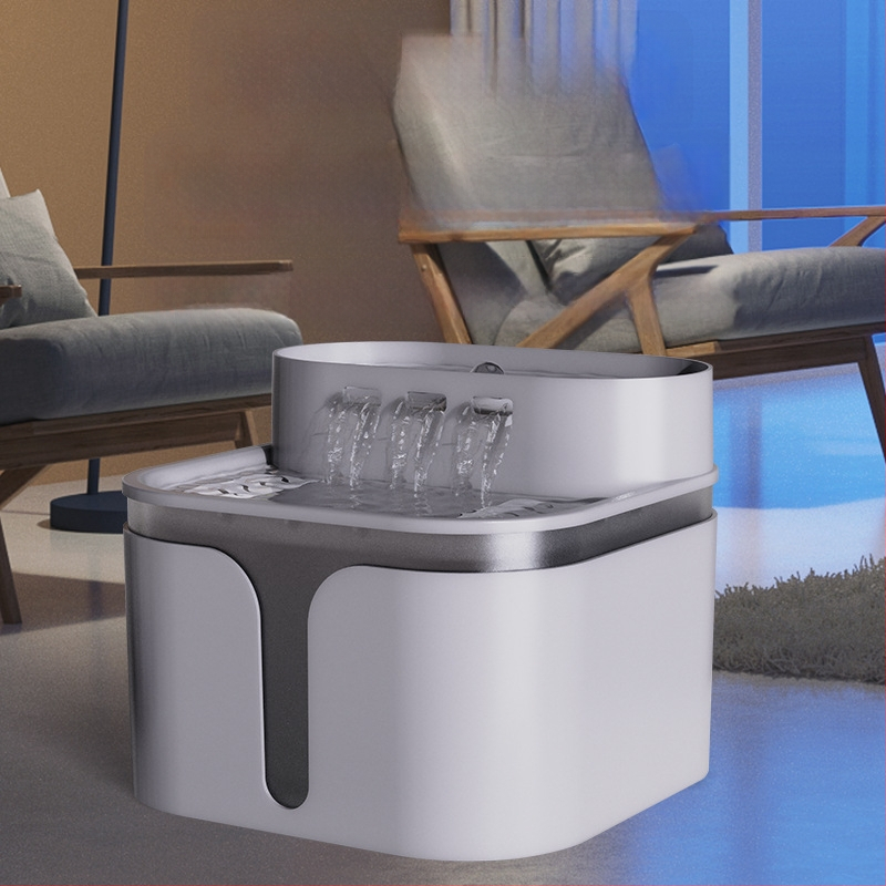 Fontána na vodu pre mačky s automatickou filtráciou a cirkuláciou vody, plastový materiál, značka Dog overlord, pôvod Zhejiang, 36 kusov v krabici