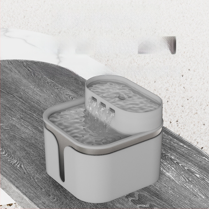 Fontána na vodu pre mačky s automatickou filtráciou a cirkuláciou vody, plastový materiál, značka Dog overlord, pôvod Zhejiang, 36 kusov v krabici