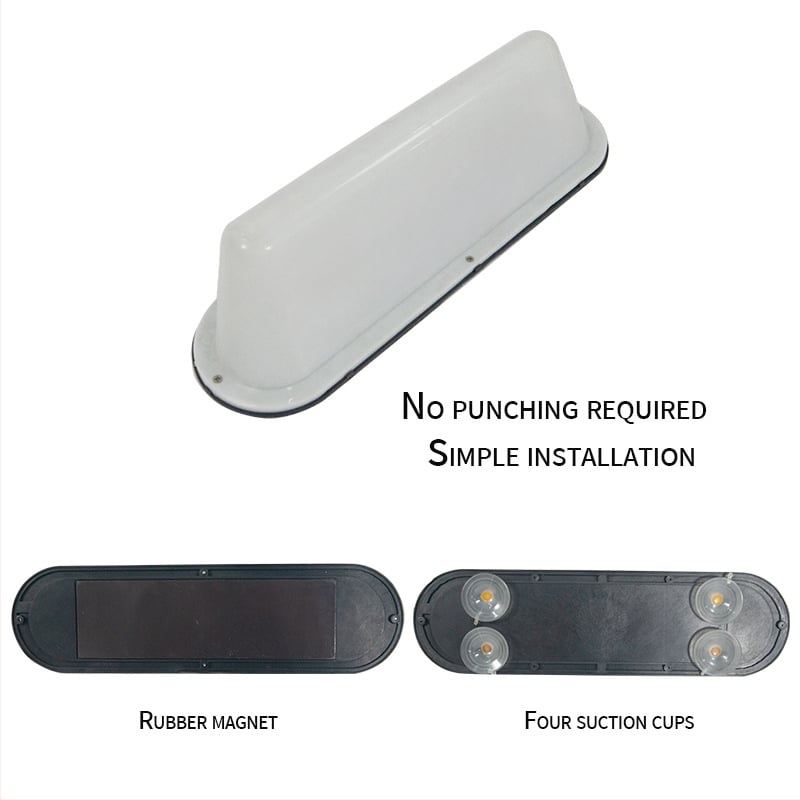 AC-778 LED strešné svetlo do auta, 12V, 1W, s prisávnym držiakom