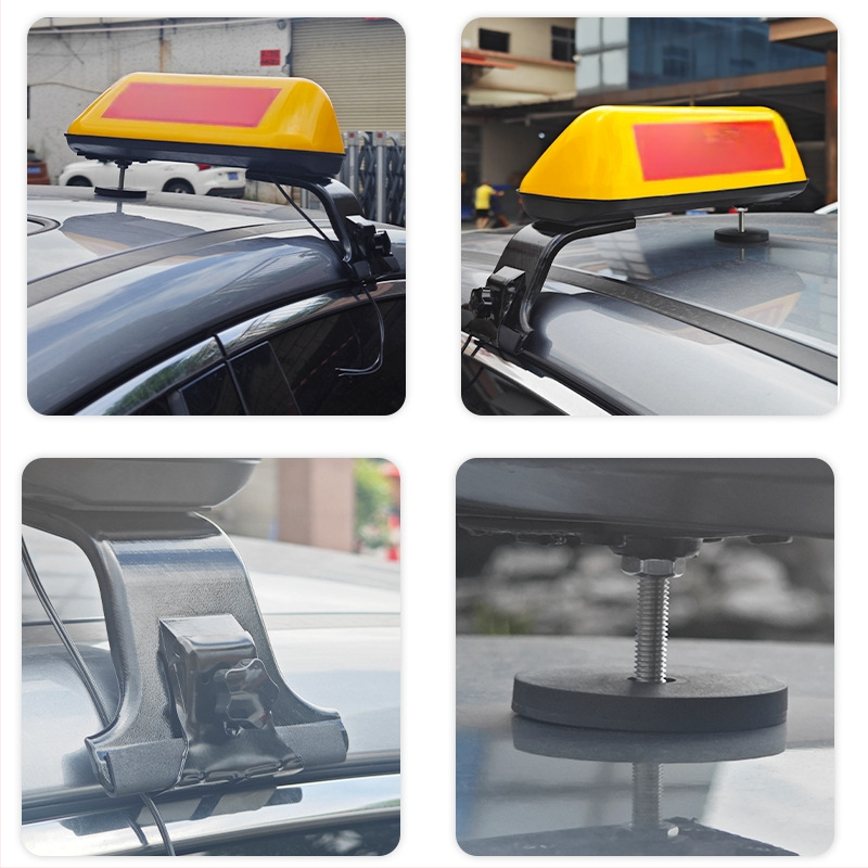 Taxi stropné svetlo pre auto (Model AC-751) (12V, 21W, ABS, magnetické uchytenie, tlač loga)