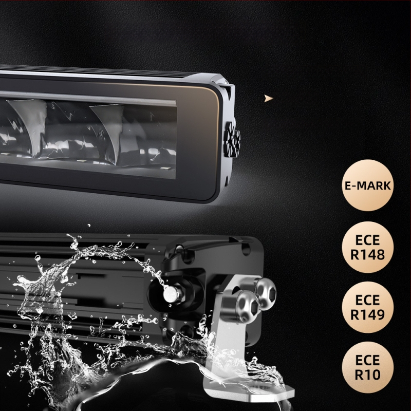 LED strešné svetlo pre auto (26W, 12-24V, LED zdroj, model 58-ZH-10inch, životnosť 30000h)