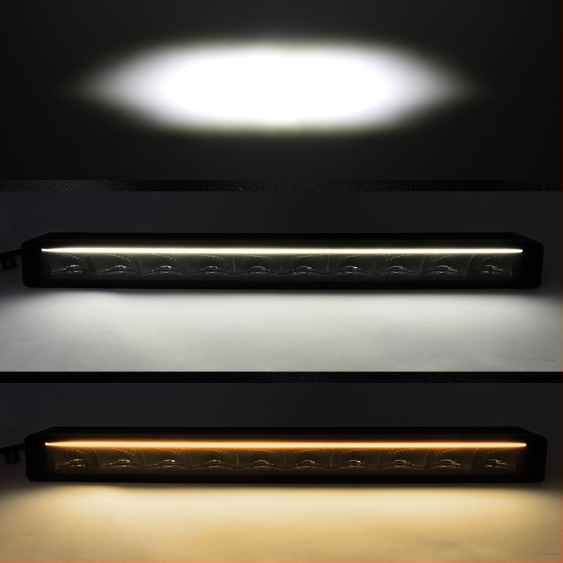 LED strešné svetlo pre auto (26W, 12-24V, LED zdroj, model 58-ZH-10inch, životnosť 30000h)