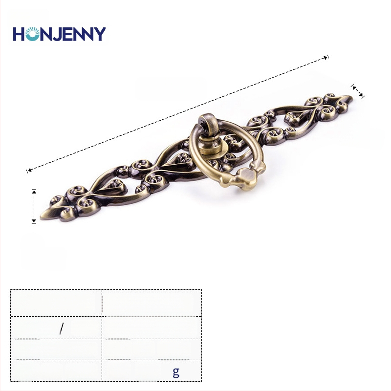 Rukoväť na dvierky skrine v štýle Nový čínsky štýl, zinková zliatina, liatie pod tlakom, pásikovitý tvar, montáž na povrch, model Z440