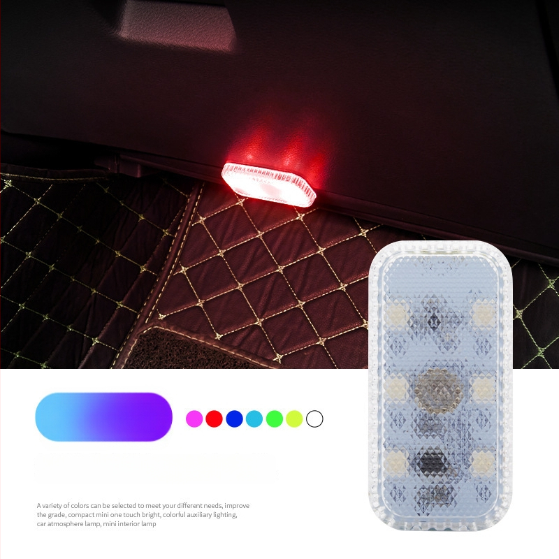 Tető LED mini világítás, újratölthető, vezeték nélküli, érintéses környezeti világítás tároló dobozzal, 6W, 5V, 0.2A