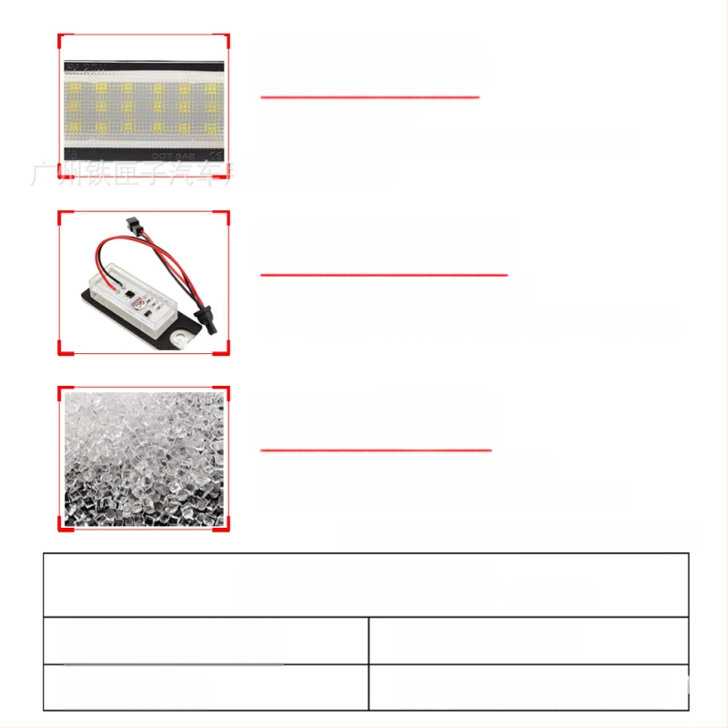 LED svetlo pre poznávaciu značku pre Tesla Model S – 12V, 3W, 2835 LED, životnosť 30 000 h, kompatibilné s Model S