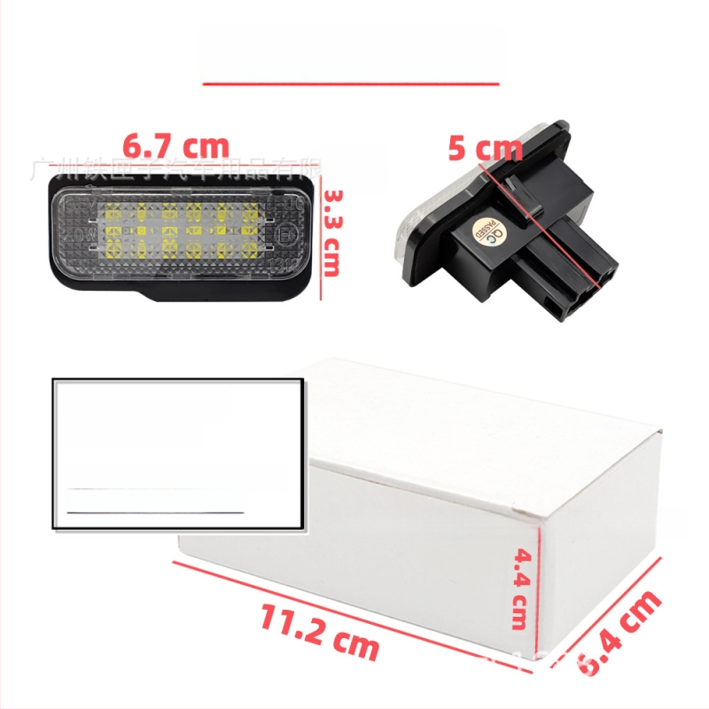 LED svetlo pre poznávaciu značku pre Tesla Model S – 12V, 3W, 2835 LED, životnosť 30 000 h, kompatibilné s Model S
