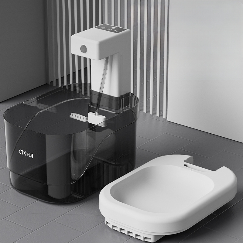 Zásobník na vodu pre mačky a psy s inteligentným senzorom, tichým filtrom, automatické dodávanie vody, odnímateľný dizajn, podpora aplikácie