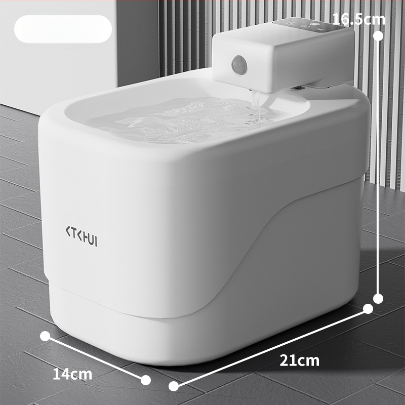 Zásobník na vodu pre mačky a psy s inteligentným senzorom, tichým filtrom, automatické dodávanie vody, odnímateľný dizajn, podpora aplikácie