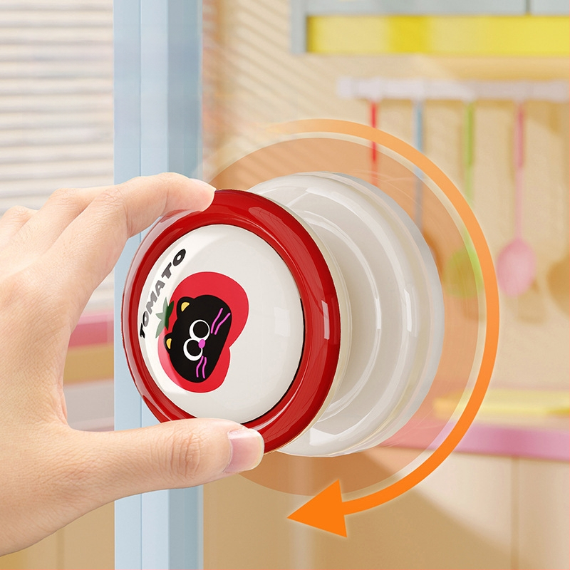 Cookie úchyt dverí s vákuovou pumpou na sklo - tlačenie/ťahanie, ABS, vstrekovanie, domáce použitie