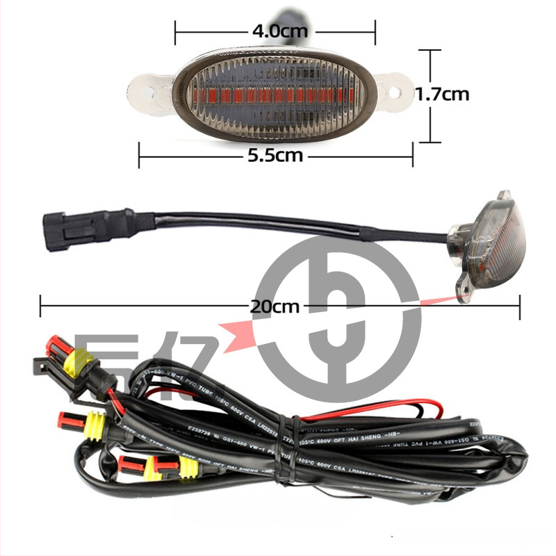 Automobilová mriežková svetlá, 12 LED, štýl Raptor (12V, 5W, SMD, 6500K, 0.5A)