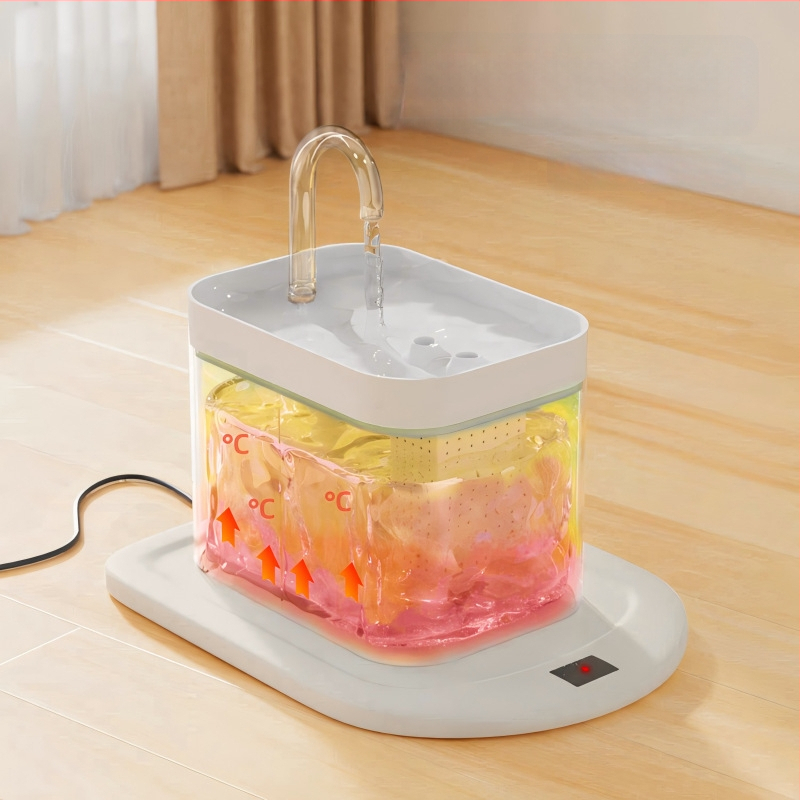 Dávkovač vody pre mačky s automatickou cirkuláciou a systémom kŕmenia