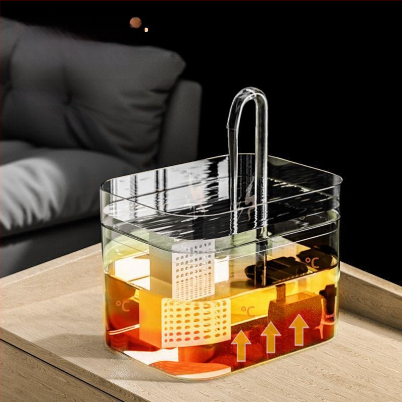 Dávkovač vody pre mačky s automatickou cirkuláciou a systémom kŕmenia