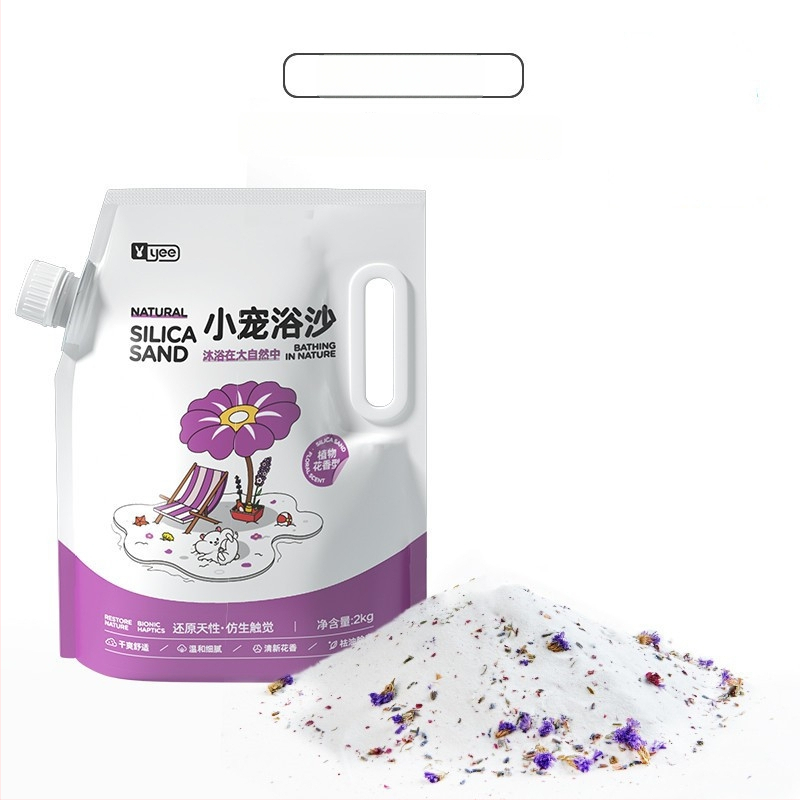 Pješčani za kupanje hrčaka — dezodorirajući učinak, pakiranje 20 kom., podrijetlo Shandong, za hrčke