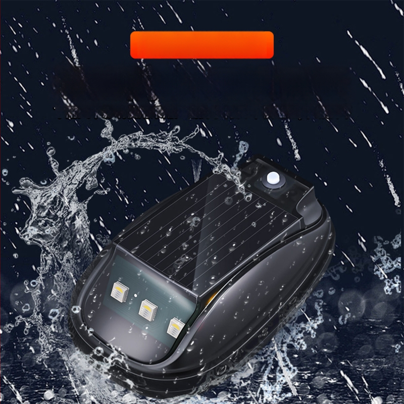 Solárne LED varovné svetlo na strechu DRL169, ABS puzdro, vodotesný, LED zdroj svetla, životnosť 50 000 hodín