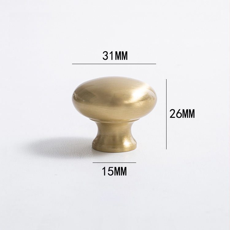 Držiak dvierok skrinky, mosadz, leštený brúsený povrch, francúzsky štýl KMGT, montáž s jednou dierou