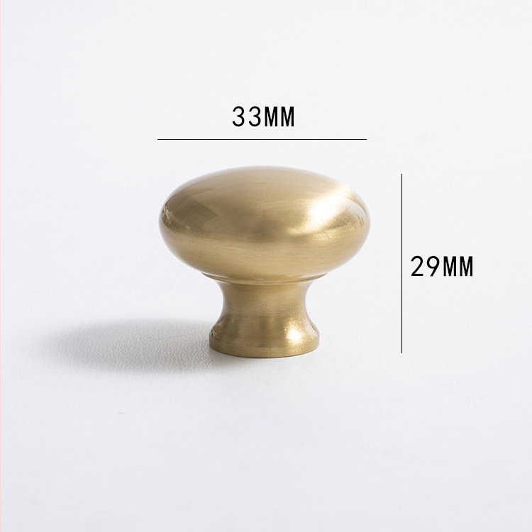 Držiak dvierok skrinky, mosadz, leštený brúsený povrch, francúzsky štýl KMGT, montáž s jednou dierou