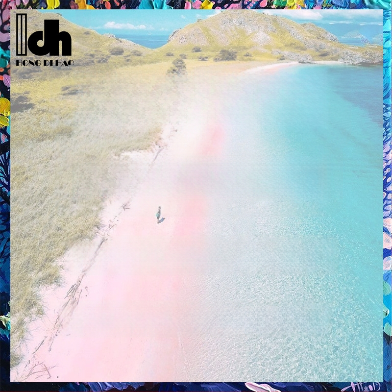 Pánske plážové nohavice – letné šortky s potlačou, 100% polyester, zmes chemických vlákien