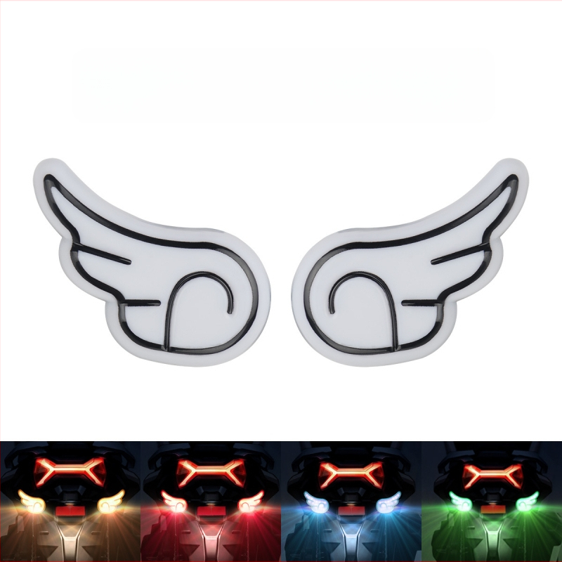 Motocykel svetlo DRL163 s krídlovým orlím okom (12V, plast)