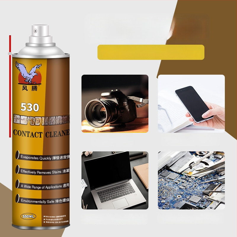 Wind 530 čistiaca tekutina pre všeobecnú elektroniku, mobilné telefóny a počítače; prchavé rozpúšťadlo; 400 g