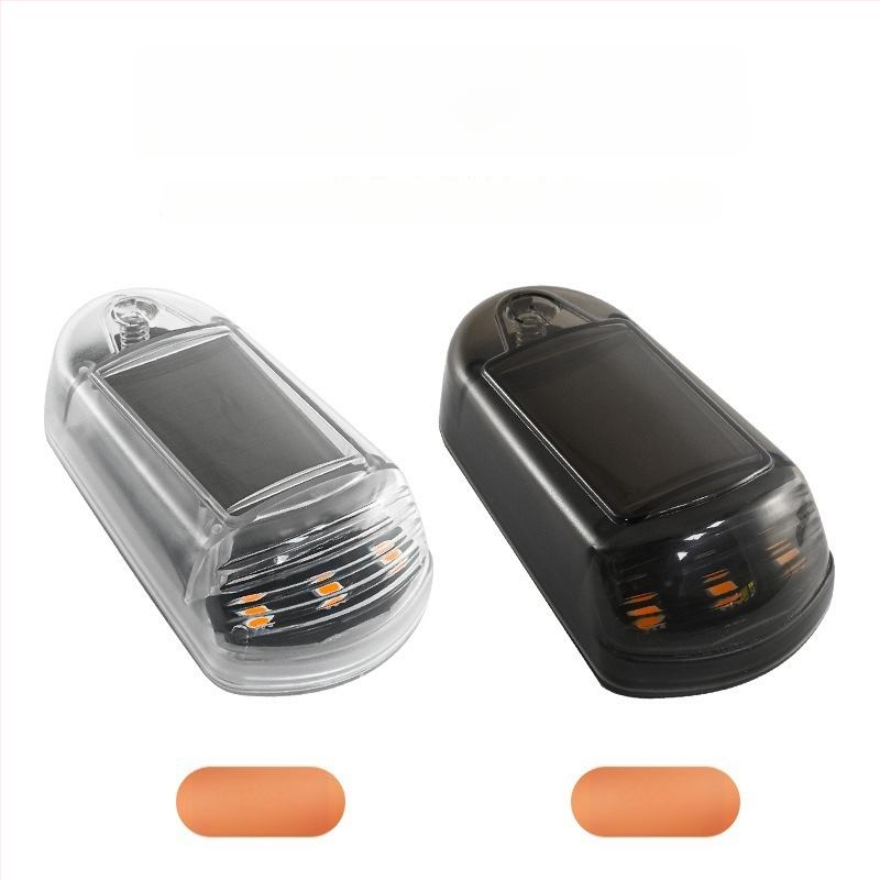 LED solárne strešné svetlo pre nákladné vozidlá a pickupy – bezdrôtovo, svetlo strobe a pilotné svetlo, model warning020, 12V, PVC, univerzálna kompatibilita, prispôsobiteľné