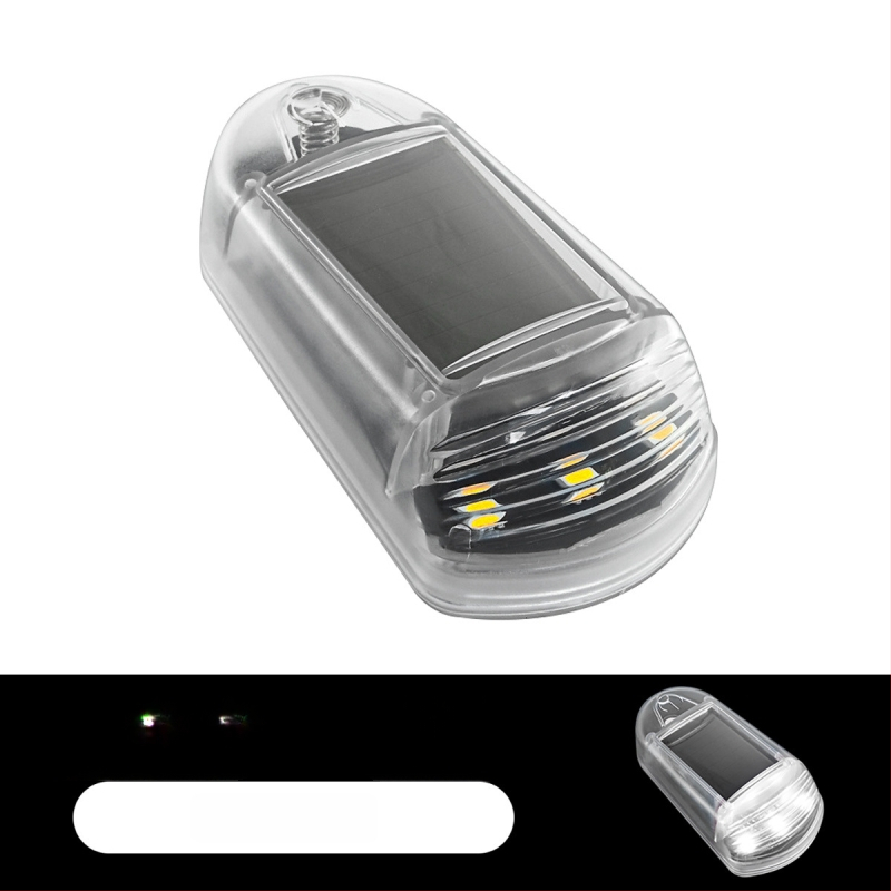 LED solárne strešné svetlo pre nákladné vozidlá a pickupy – bezdrôtovo, svetlo strobe a pilotné svetlo, model warning020, 12V, PVC, univerzálna kompatibilita, prispôsobiteľné