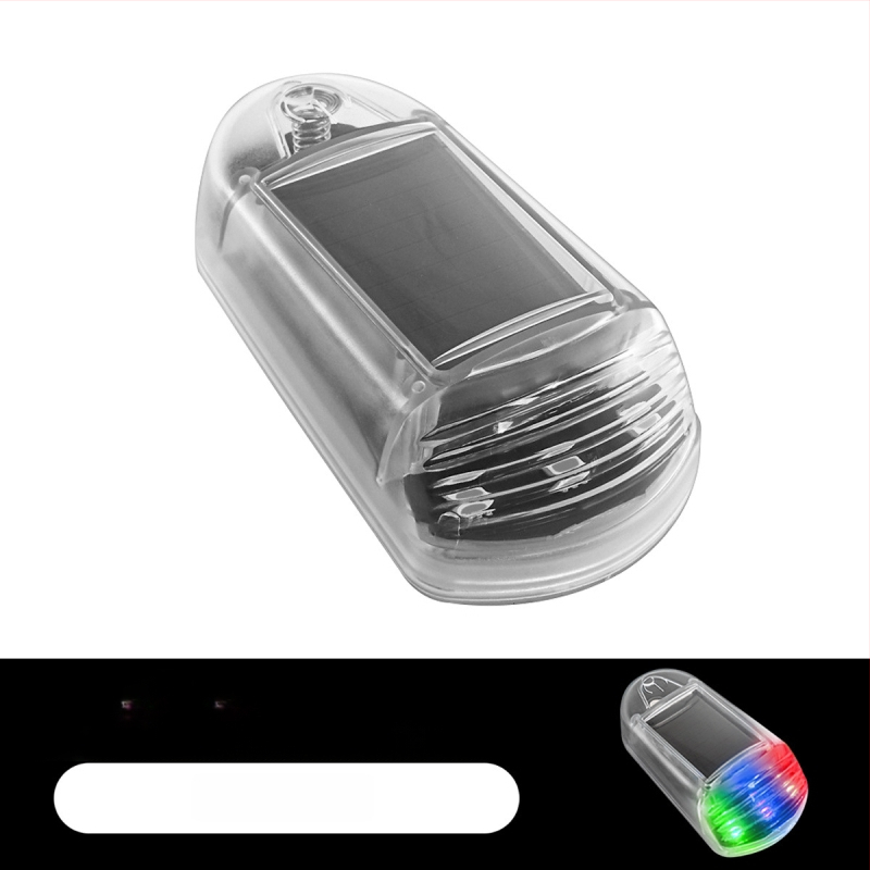 LED solárne strešné svetlo pre nákladné vozidlá a pickupy – bezdrôtovo, svetlo strobe a pilotné svetlo, model warning020, 12V, PVC, univerzálna kompatibilita, prispôsobiteľné