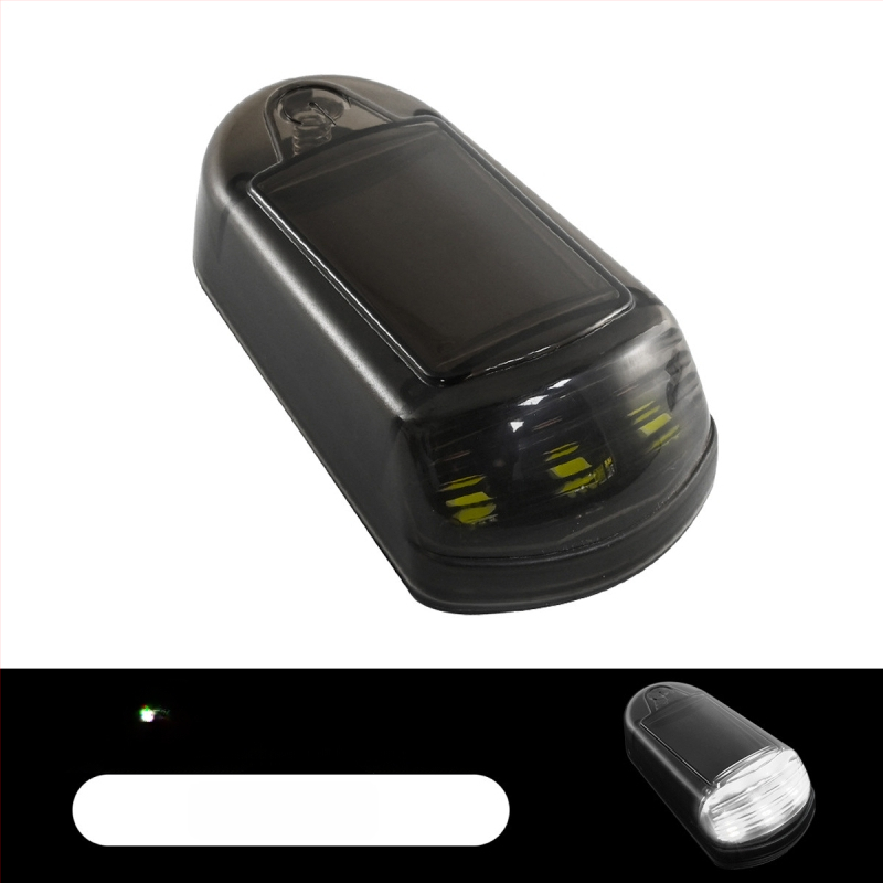 LED solárne strešné svetlo pre nákladné vozidlá a pickupy – bezdrôtovo, svetlo strobe a pilotné svetlo, model warning020, 12V, PVC, univerzálna kompatibilita, prispôsobiteľné