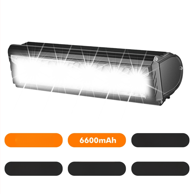 ACRUNU predné svetlo na bicykel, vodotesné, nabíjateľné, vysoký jas, dlhá výdrž batérie