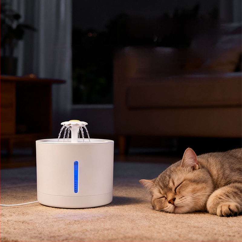 YOMI Inteligentná napájačka pre domáce zvieratá pre mačky a psy — Automatické filtrovanie a cirkulácia, Funkcia proti preschnutiu, Odnímateľný dizajn, Veľká kapacita