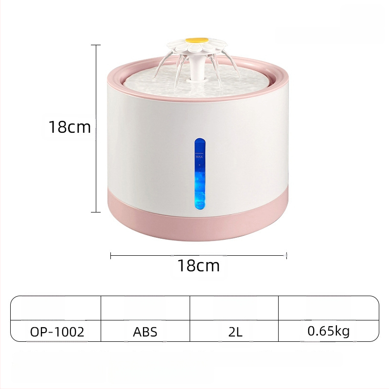 YOMI Inteligentná napájačka pre domáce zvieratá pre mačky a psy — Automatické filtrovanie a cirkulácia, Funkcia proti preschnutiu, Odnímateľný dizajn, Veľká kapacita