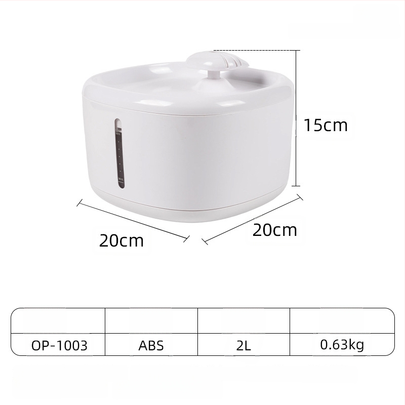 YOMI Inteligentná napájačka pre domáce zvieratá pre mačky a psy — Automatické filtrovanie a cirkulácia, Funkcia proti preschnutiu, Odnímateľný dizajn, Veľká kapacita