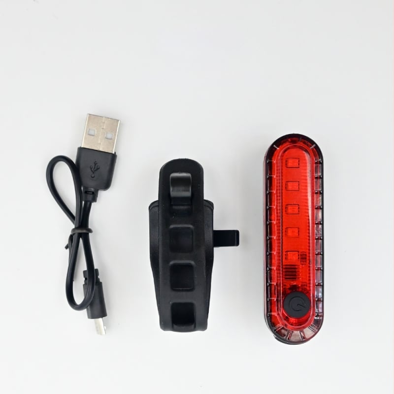 Zadné svetlo na horské kolo s nabíjateľnou funkciou, na nočné jazdy, blikajúci režim, kompatibilné s horskými, cestnými a balansnými bicyklami