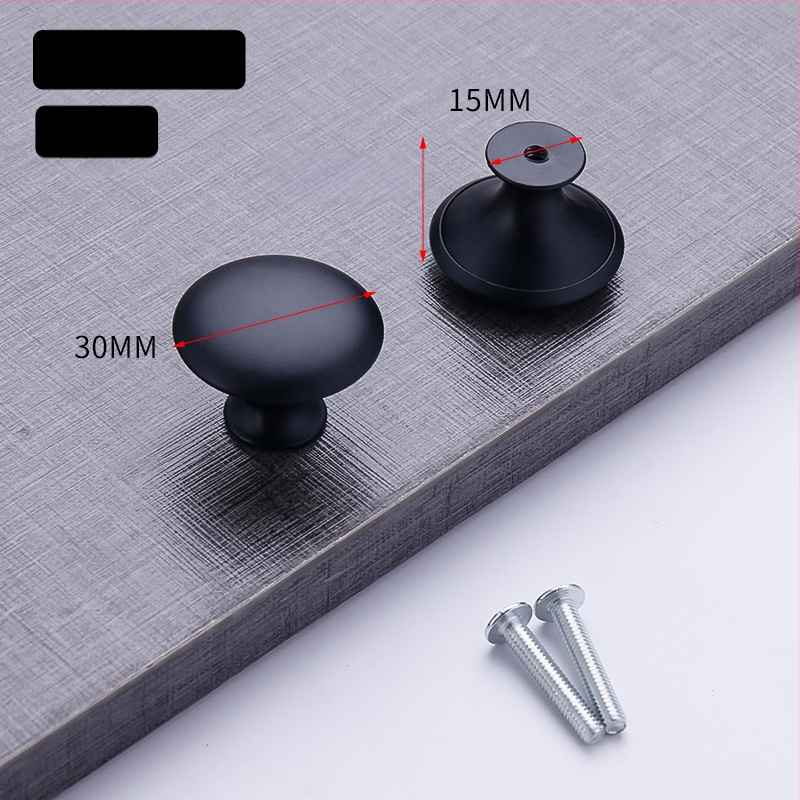 Gombová rukoväť s jedným otvorom pre zásuvky a skrinky | T-typ | nerezová oceľ | guľatý tvar | precízne liatie | moderný minimalistický štýl