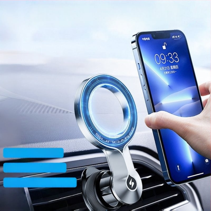 Držiak na telefón do auta s klipsom na ventilačný otvor – 360° otočný, univerzálna kompatibilita, Flying Tiger HC-01