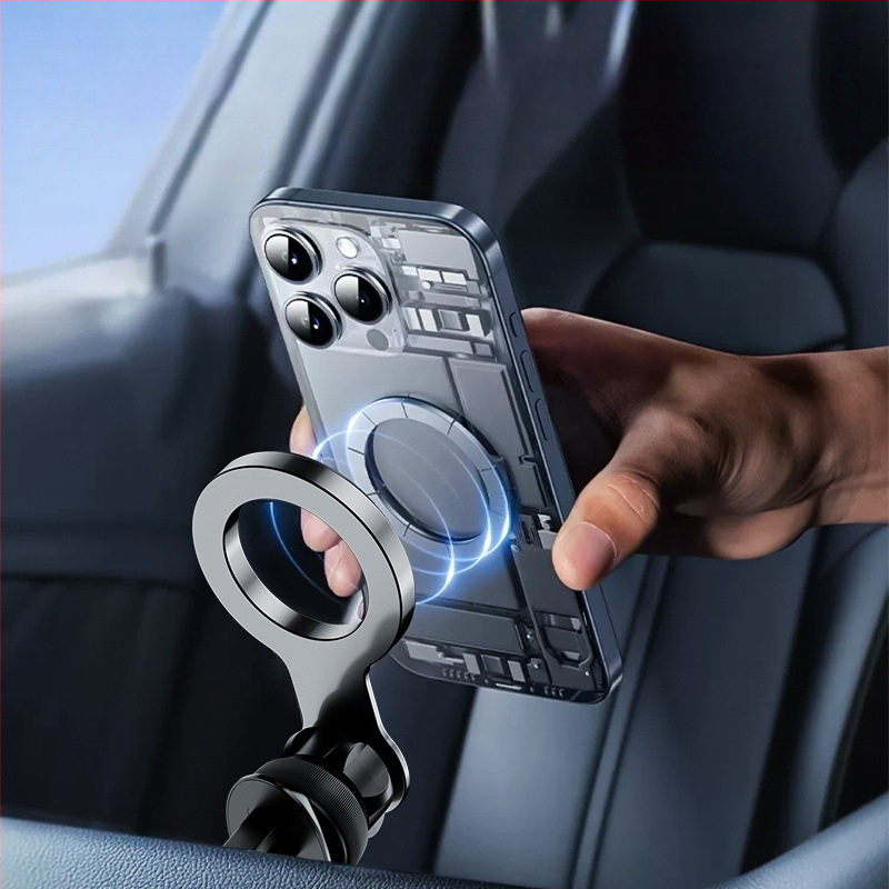 Držiak na telefón do auta s klipsom na ventilačný otvor – 360° otočný, univerzálna kompatibilita, Flying Tiger HC-01