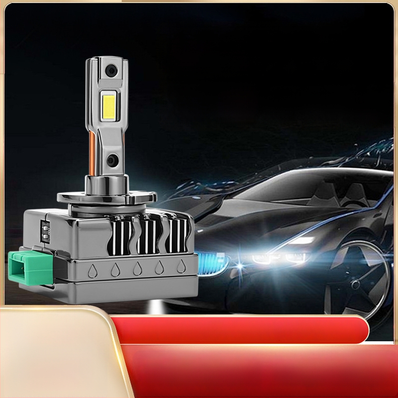 LED hlavné svetlo pre automobil, kompatibilné s D1S–D8S; 35W, 12V; 6000 lm; IP68; telo z leteckého hliníka