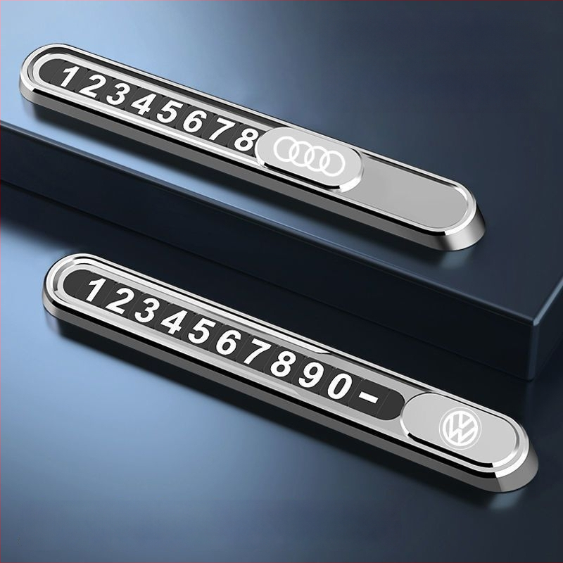 Kovová ozdoba na dočasné parkovanie auta s kontaktným číslom – štýlový doplnok do auta; Značka Ancient style; Materiál Kov; Tlač loga Áno; Typ Iný