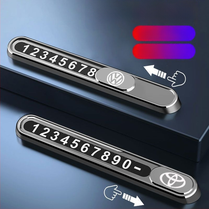 Kovová ozdoba na dočasné parkovanie auta s kontaktným číslom – štýlový doplnok do auta; Značka Ancient style; Materiál Kov; Tlač loga Áno; Typ Iný