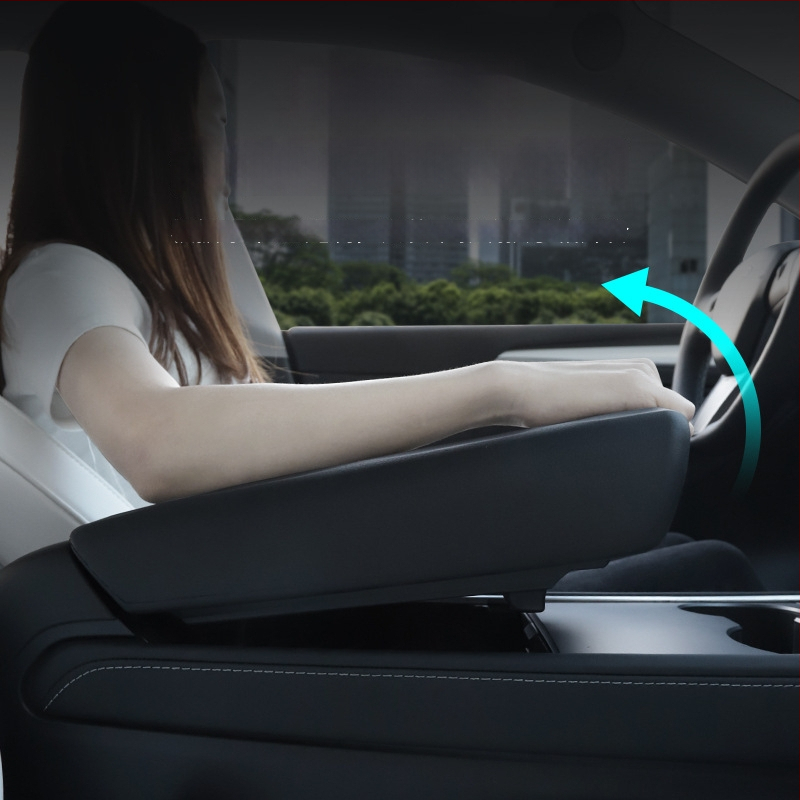 Tesla Model 3/Y centrālās konsoles roktura vāciņš – plastmasas aizsargājošs iekšējais aksesuārs, preces kods Al1024466882