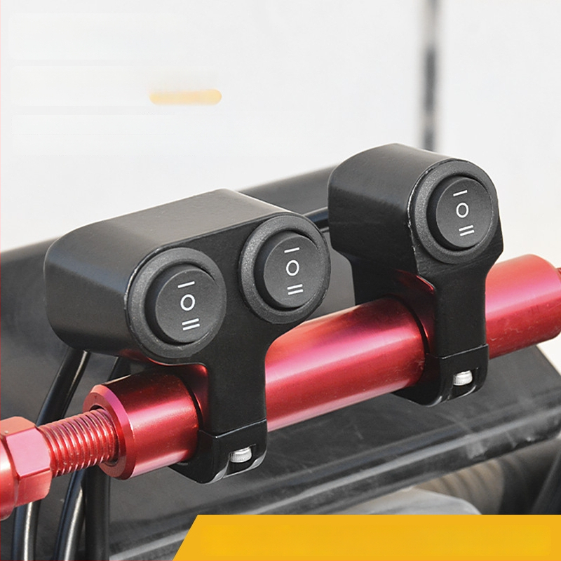 Mojielong vypínač riadidiel pre elektrické vozidlá z hliníkovej zliatiny – dvojité LED svetlá a kombinovaný hlavný svetelný systém