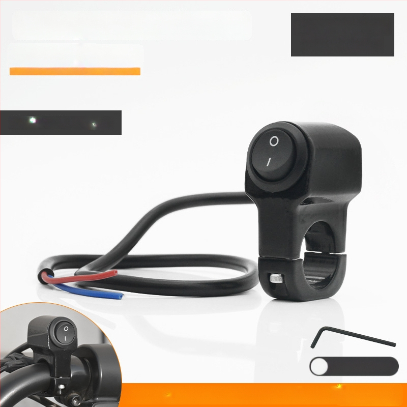 Mojielong vypínač riadidiel pre elektrické vozidlá z hliníkovej zliatiny – dvojité LED svetlá a kombinovaný hlavný svetelný systém