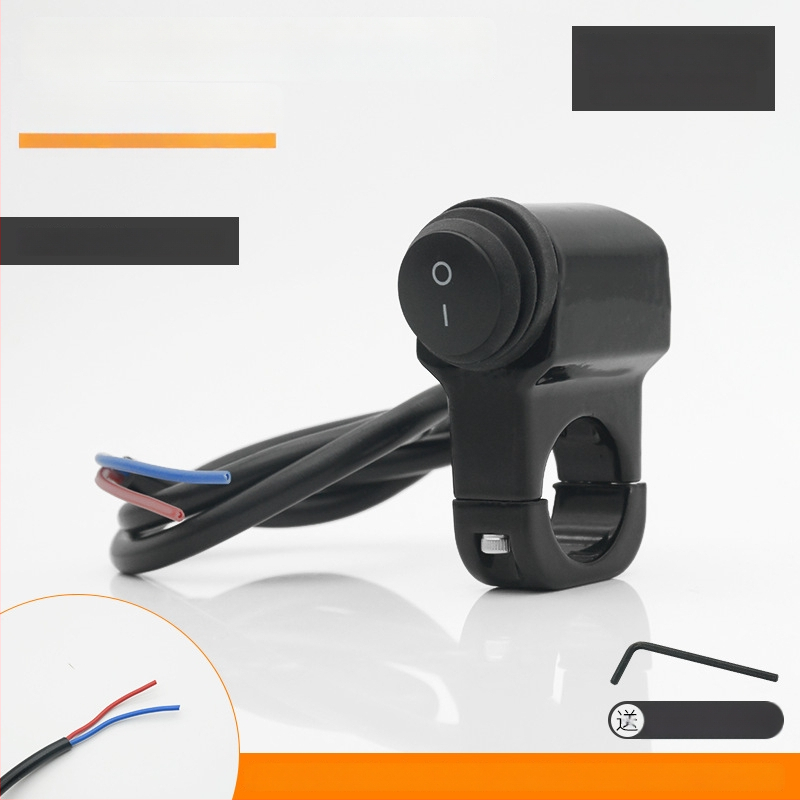 Mojielong vypínač riadidiel pre elektrické vozidlá z hliníkovej zliatiny – dvojité LED svetlá a kombinovaný hlavný svetelný systém